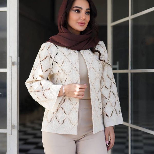 کت مزونی قلاب بافی شیدا