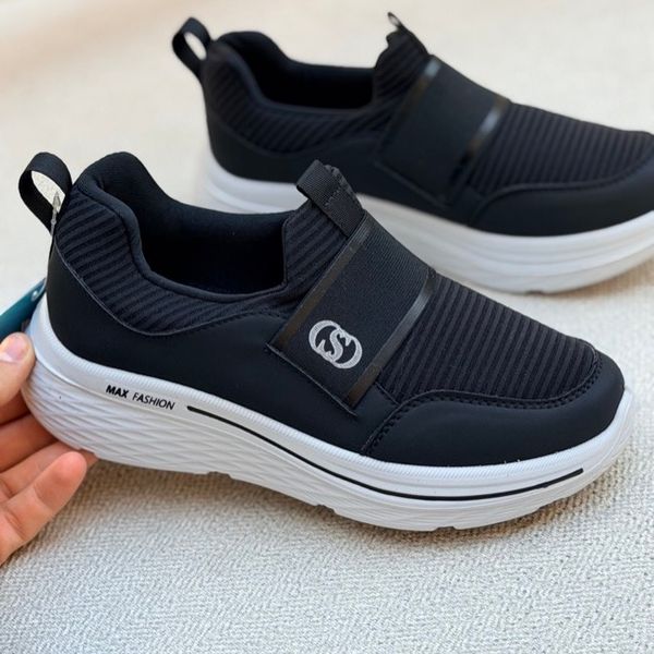 کتانی بزرگسال جورابی طرح اسکیچرز کد 4112903