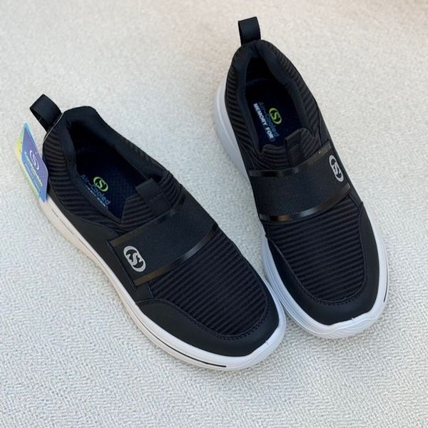 کتانی بزرگسال جورابی طرح اسکیچرز کد 4112903