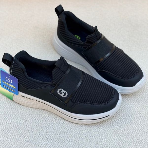 کتانی بزرگسال جورابی طرح اسکیچرز کد 4112903