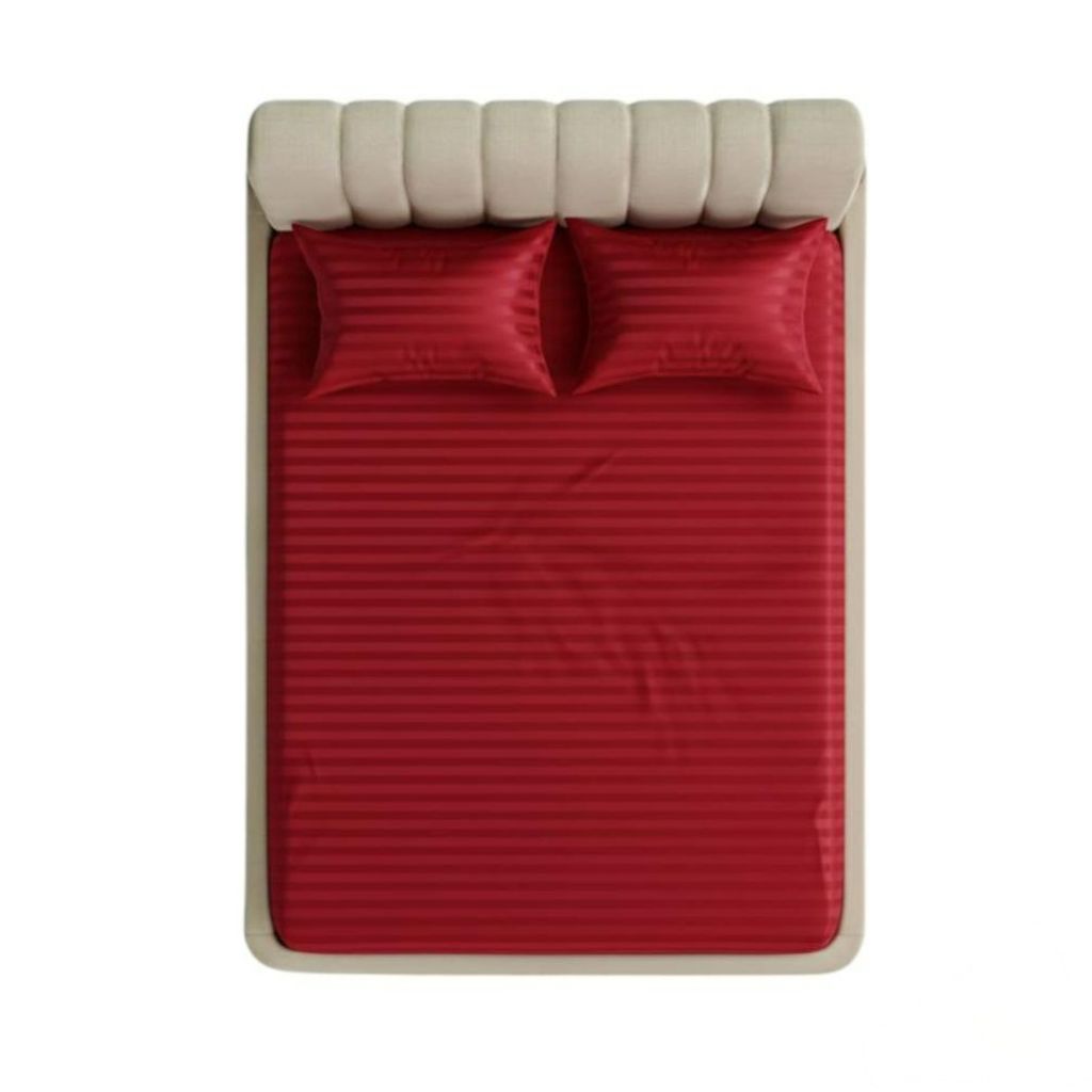 خرید اینترنتی روتختی هتلی دونفره عرض 160 (رنگ زرشکی)