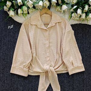 شومیز زنانه و دخترانه طرح گره ای مراکشی