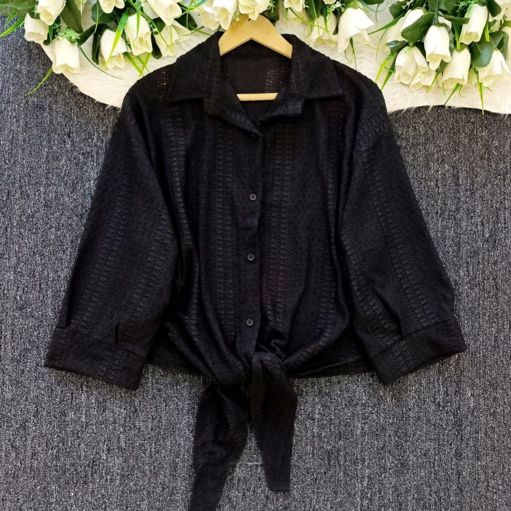 خرید اینترنتی شومیز زنانه و دخترانه طرح گره ای مراکشی