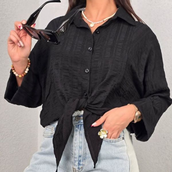 شومیز زنانه و دخترانه طرح گره ای مراکشی