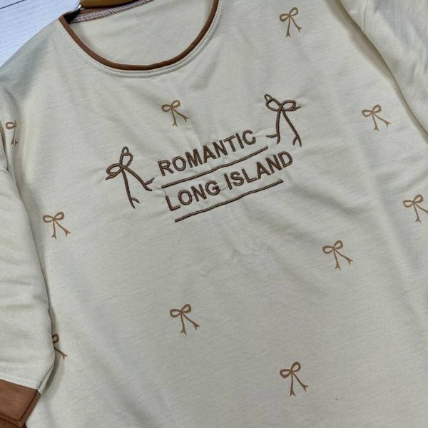 ست تیشرت و شلوار خونگی زنانه و دخترانه  پاپیون