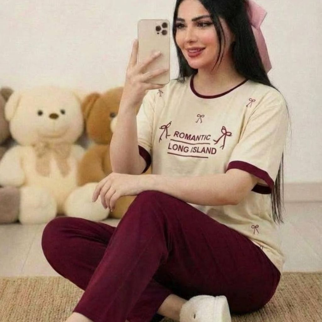 قیمت ست تیشرت و شلوار خونگی زنانه و دخترانه  پاپیون