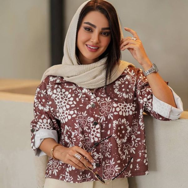 شومیز زنانه طرح ترلان