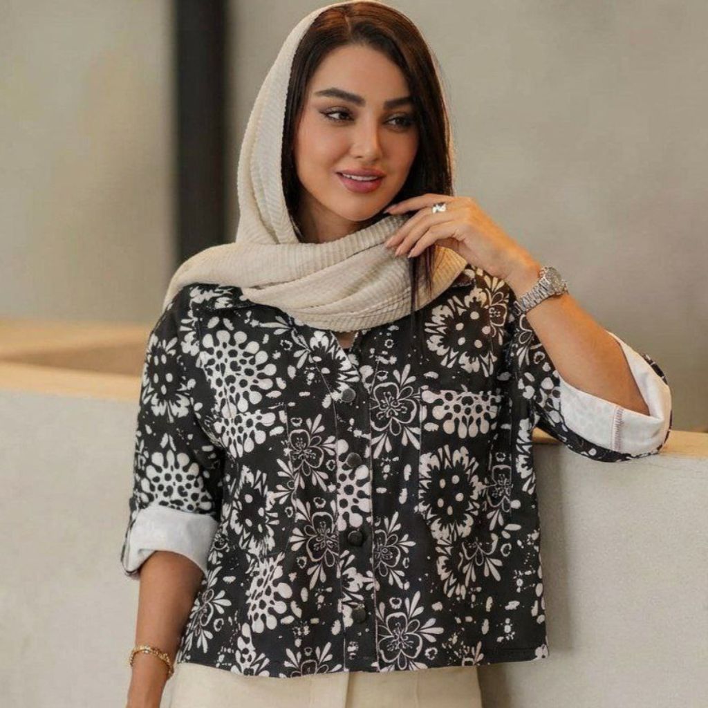 قیمت ارزان شومیز زنانه طرح ترلان