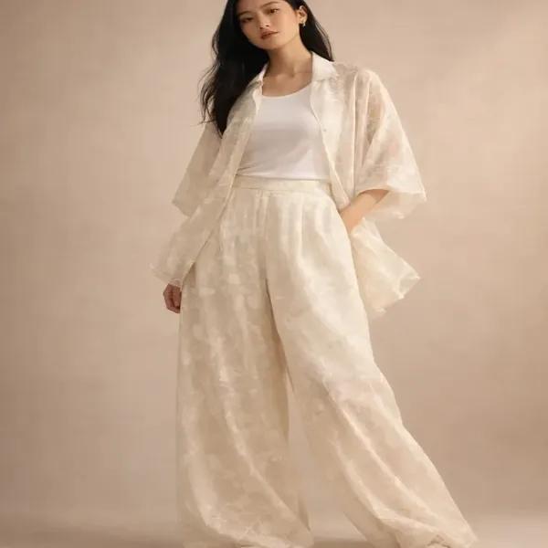 پارچه لینن شیشه ای طرحدار 1241