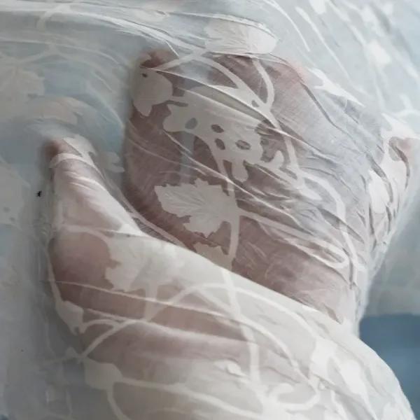 پارچه لینن شیشه ای طرحدار 1241