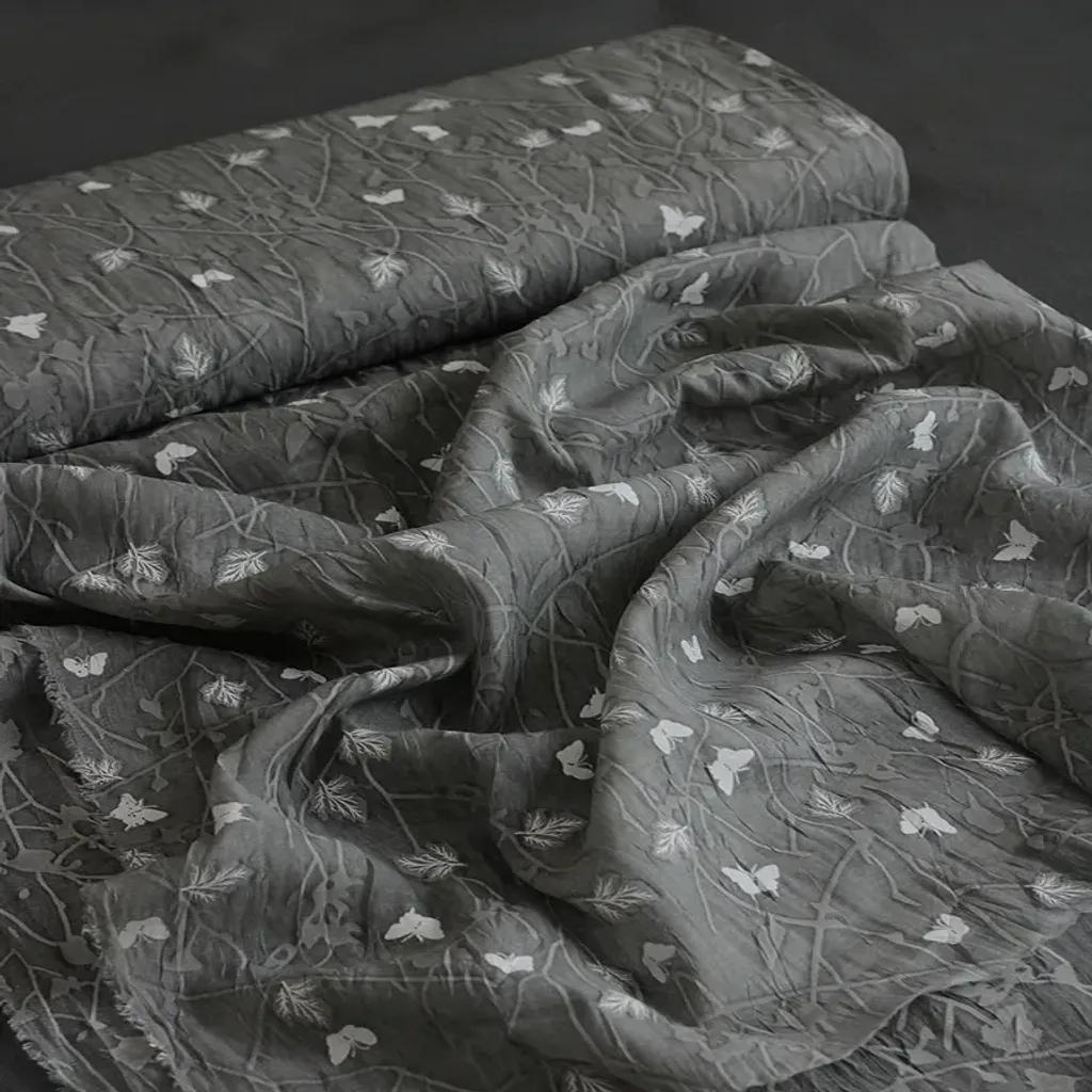 خرید اینترنتی قیمت پارچه لینن شیشه ای طرحدار 1241