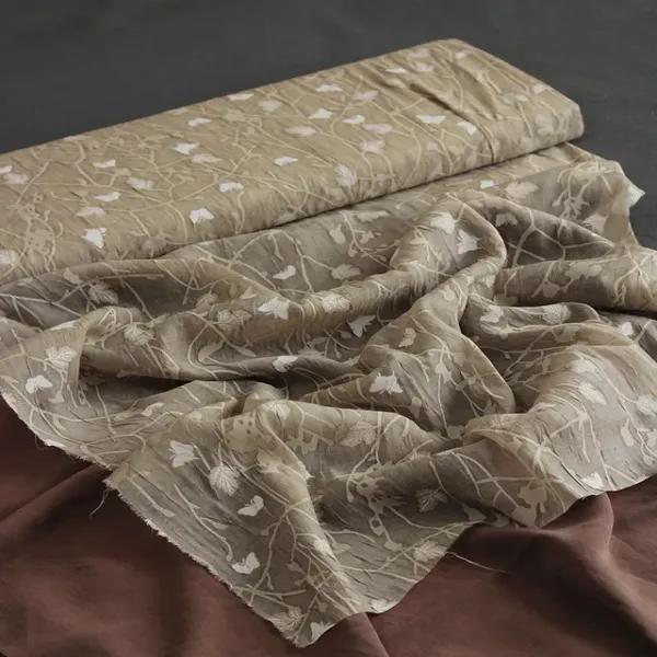 پارچه لینن شیشه ای طرحدار 1241