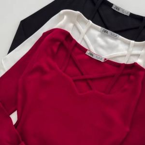 فروش اینترنتی بلوز فانریپ یقه ضربدردی