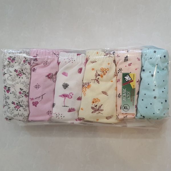 شورت نخی زنانه لیفه ای، برند آداک بسته اقتصادی 6 عددی سایز xxl