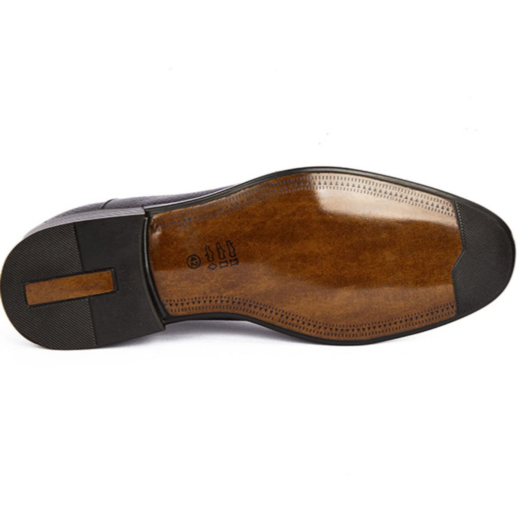 خرید آنلاین کفش چرم طبیعی مردانه مدل ساعتی بندی نیولایت کد 3118