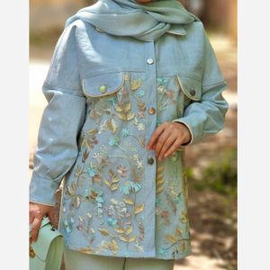 فروش اینترنتی کت جین زیبای زنانه با ارسال رایگان