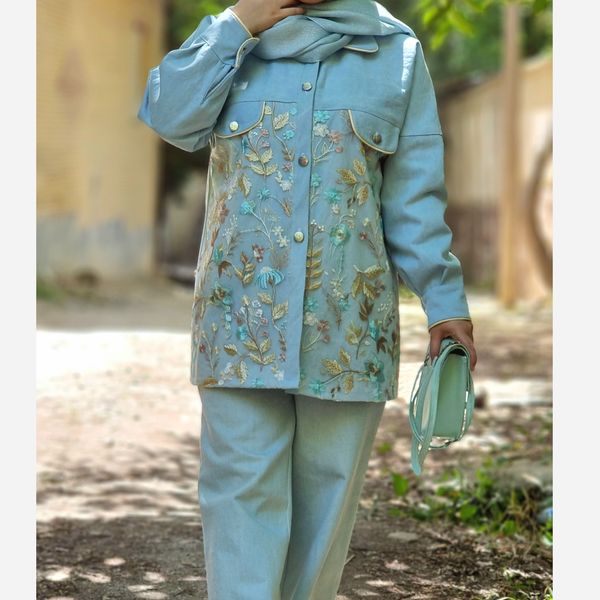 کت جین زیبای زنانه با ارسال رایگان