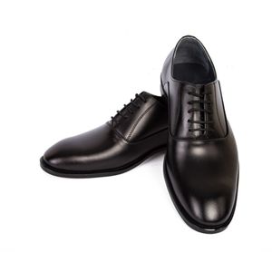 کفش چرم طبیعی مردانه مدل بیسیک بندی نیولایت کد 3126