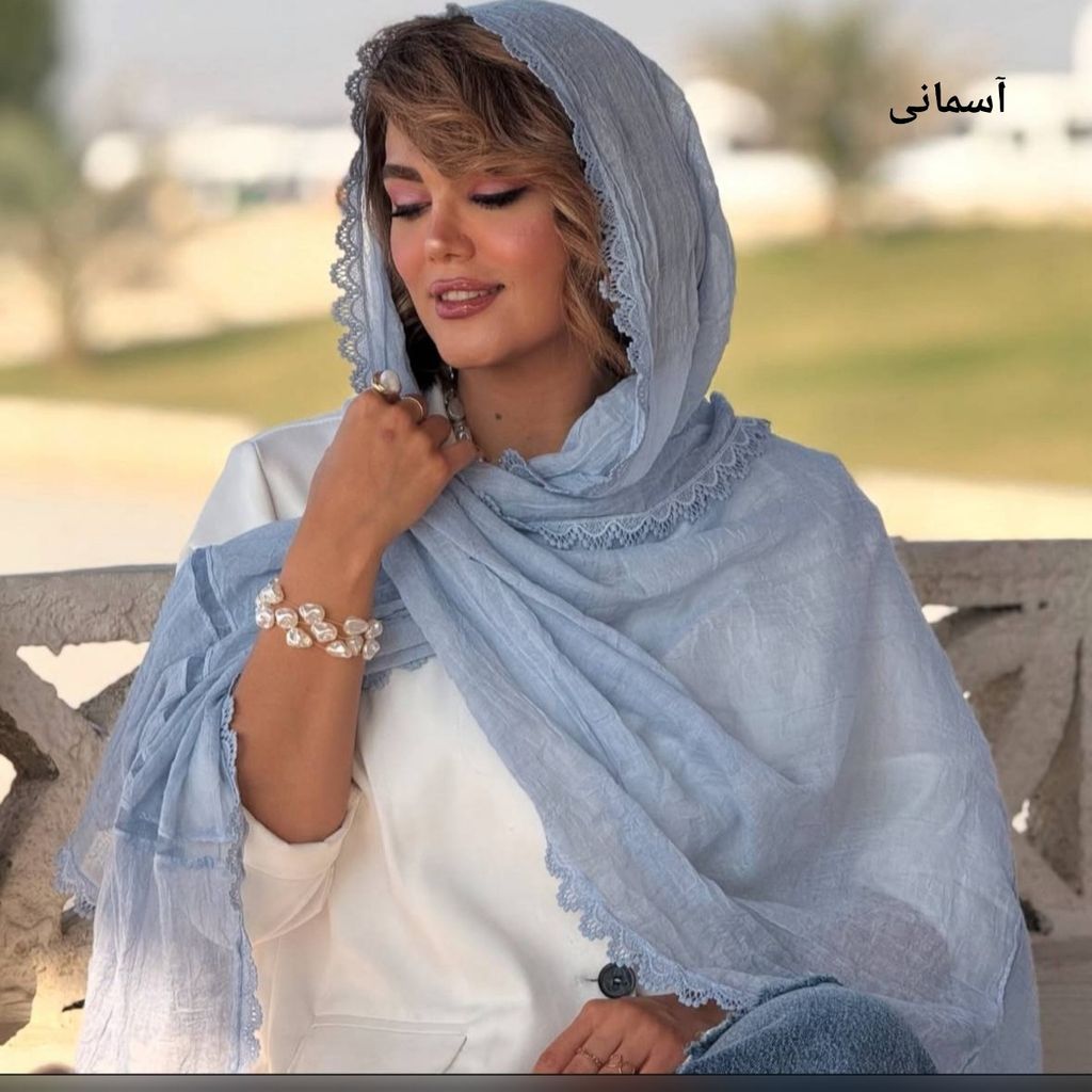 مشخصات شال بهاره دانتل گیپور سنگشور