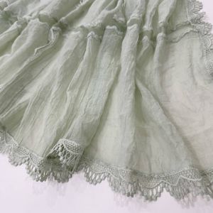 قیمت ارزان شال بهاره دانتل گیپور سنگشور