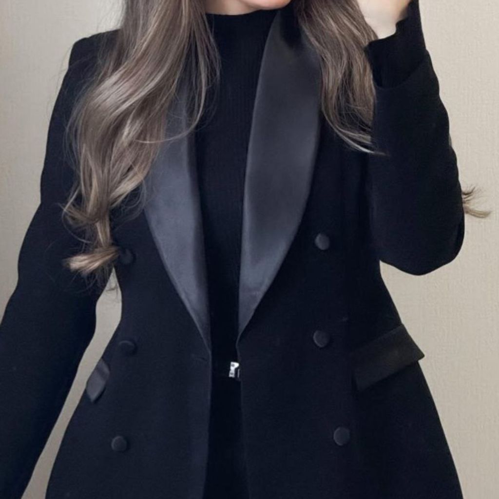 خرید انلاین کت زنانه  طرح یقه آرشال