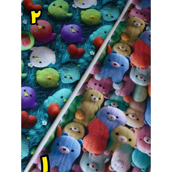 پارچه نخی نانو درجه یک عروسکی و گلدار