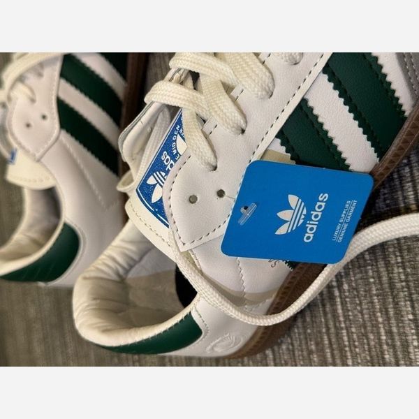 کفش سامبا ادیداس زنانه رنگ سفید سبز