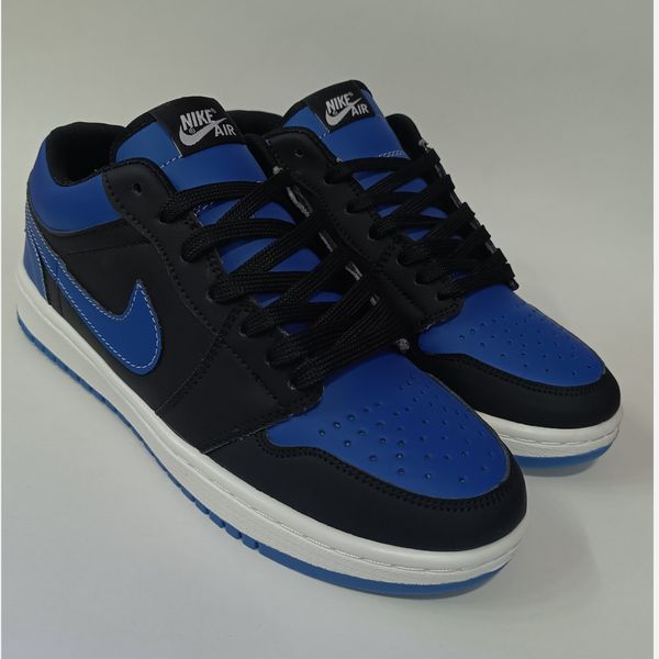 کتانی مردانه نایک جردن 1 آبی مشکی کیفیت بالا