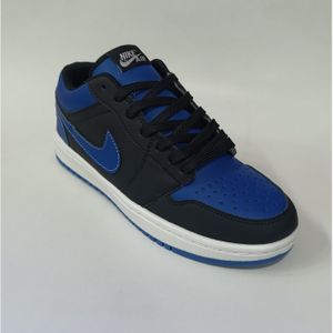 قیمت ارزان کتونی مردانه نایک جردن 1 آبی مشکی کیفیت بالا