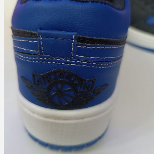 کتانی مردانه نایک جردن 1 آبی مشکی کیفیت بالا