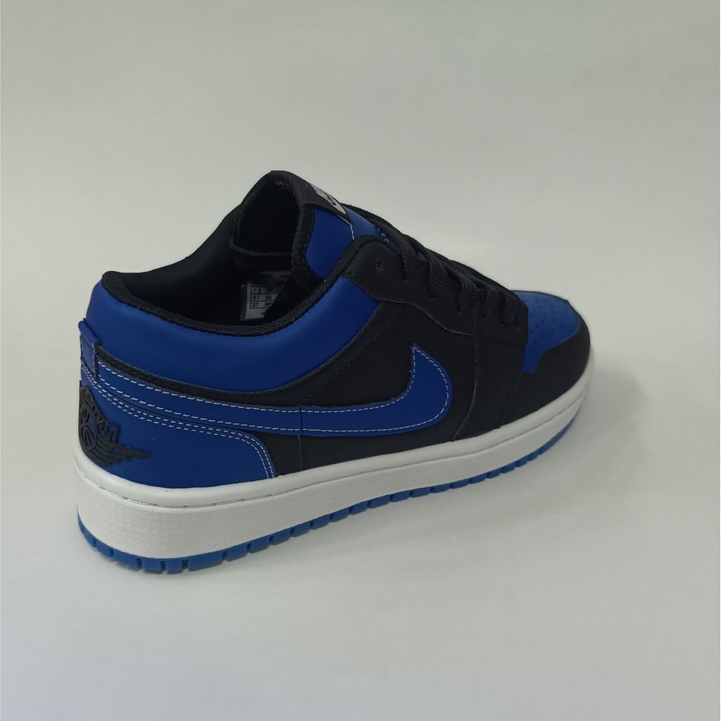 خرید آنلاین کتونی مردانه نایک جردن 1 آبی مشکی کیفیت بالا