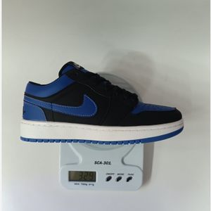 مشخصات کتونی مردانه نایک جردن 1 آبی مشکی کیفیت بالا