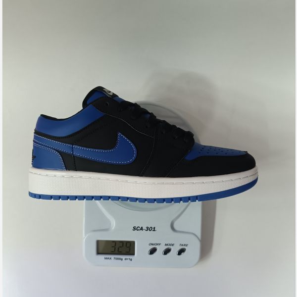 کتانی مردانه نایک جردن 1 آبی مشکی کیفیت بالا