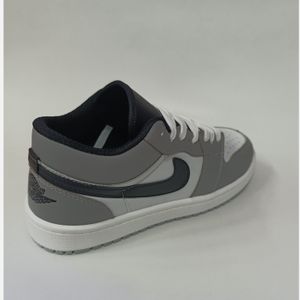 خرید اینترنتی کتونی مردانه نایک جردن 1 طوسی سفید