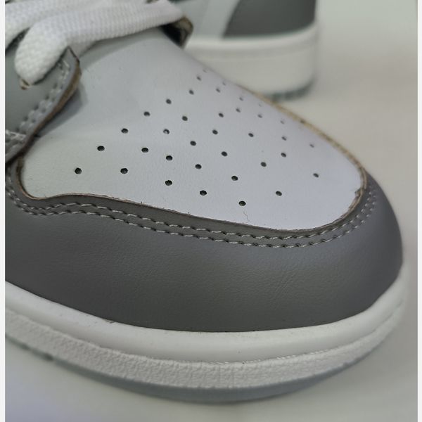 کتانی مردانه نایک جردن 1 طوسی سفید