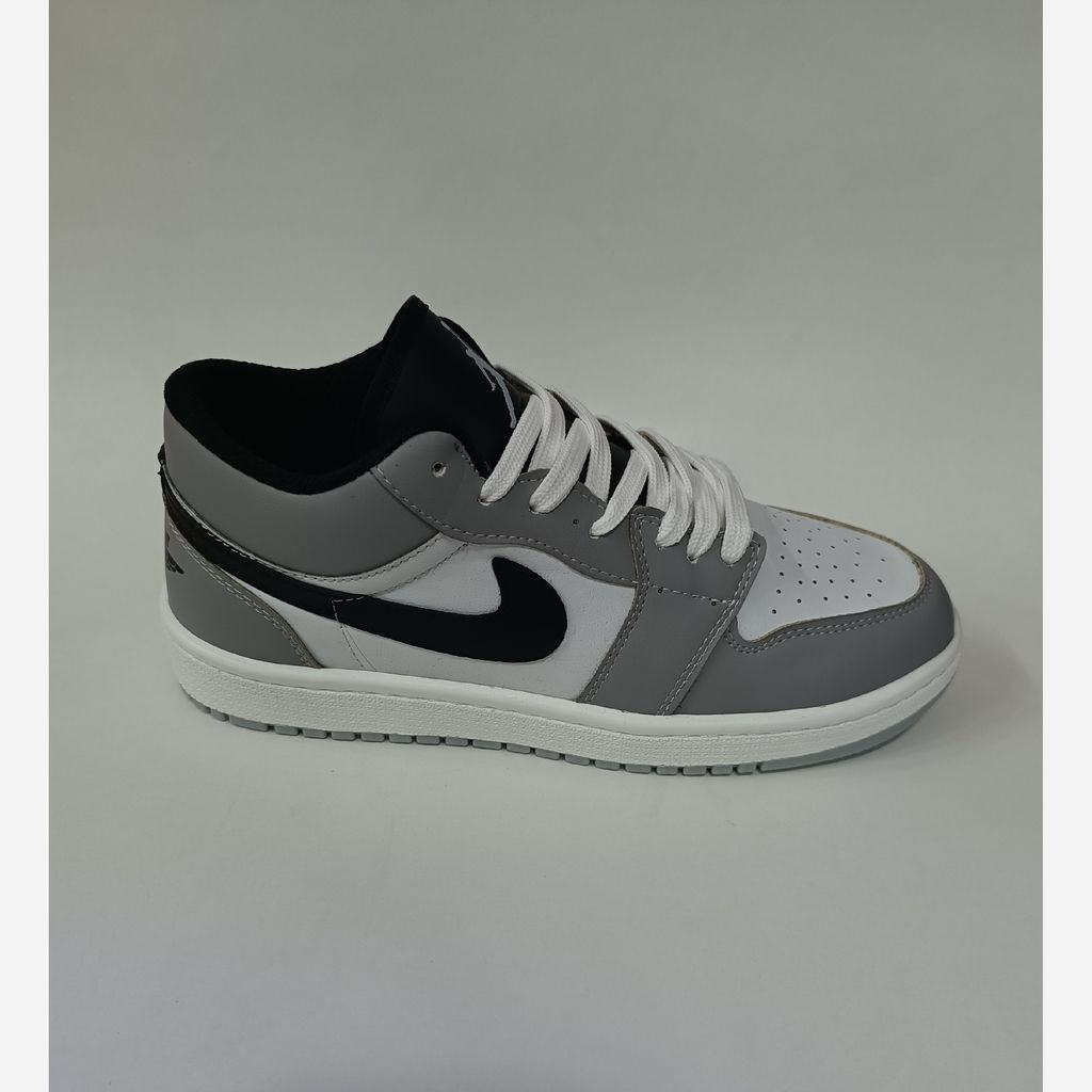 مشخصات کتونی مردانه نایک جردن 1 طوسی سفید