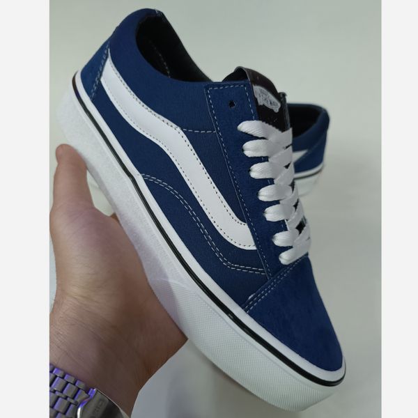 کتونی مردانه ونس اولداسکول آبی کیفیت بالا