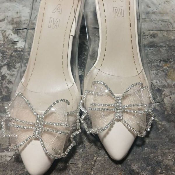 کفش مجلسی زنانه عیدانه پاشنه شیشه ای کیفیت عالی( ارسال بعد از 6 روز)