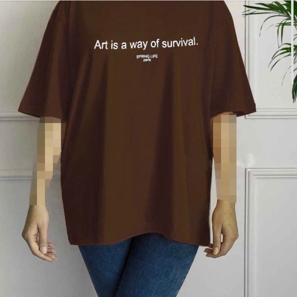 خرید انلاین تیشرت سوپر پنبه سایز بزرگ تا سایز 50 مدل Art