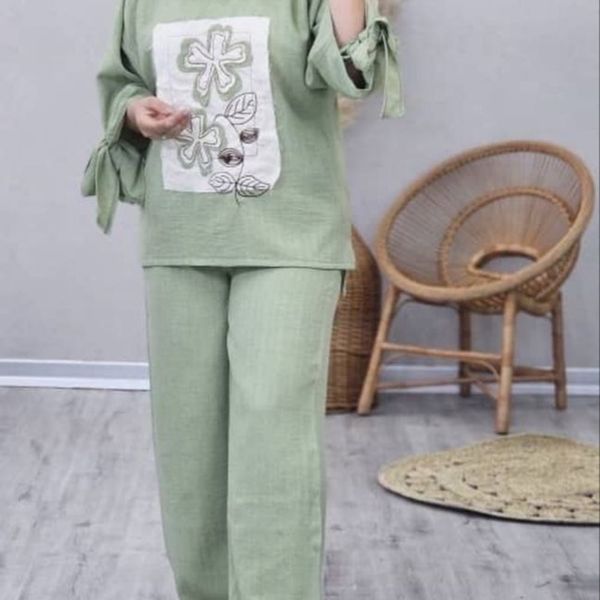 ست شومیز شلوار نرگس