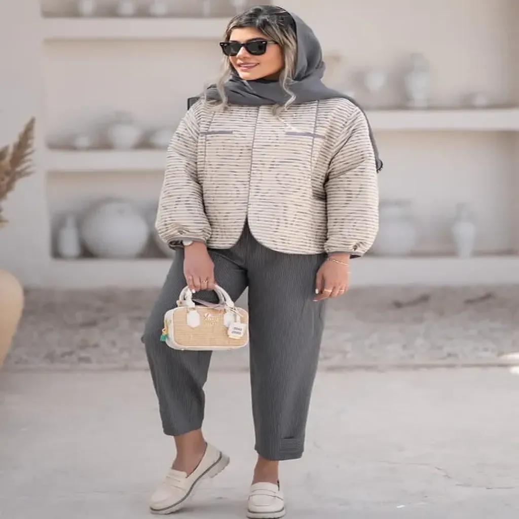 خرید اینترنتی قیمت پارچه ژاکارد پلیسه طرحدار 1243