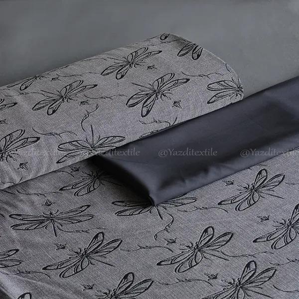 پارچه ژاکارد طرح سنجاقک 1242