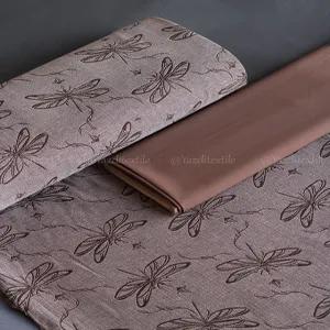 خرید اینترنتی قیمت پارچه ژاکارد طرح سنجاقک 1242