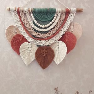 دیوار اویز مکرومه رنگین کمونی ارسال رایگان