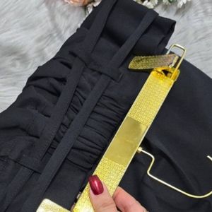 مشخصات شلوار بگ کمربنددار