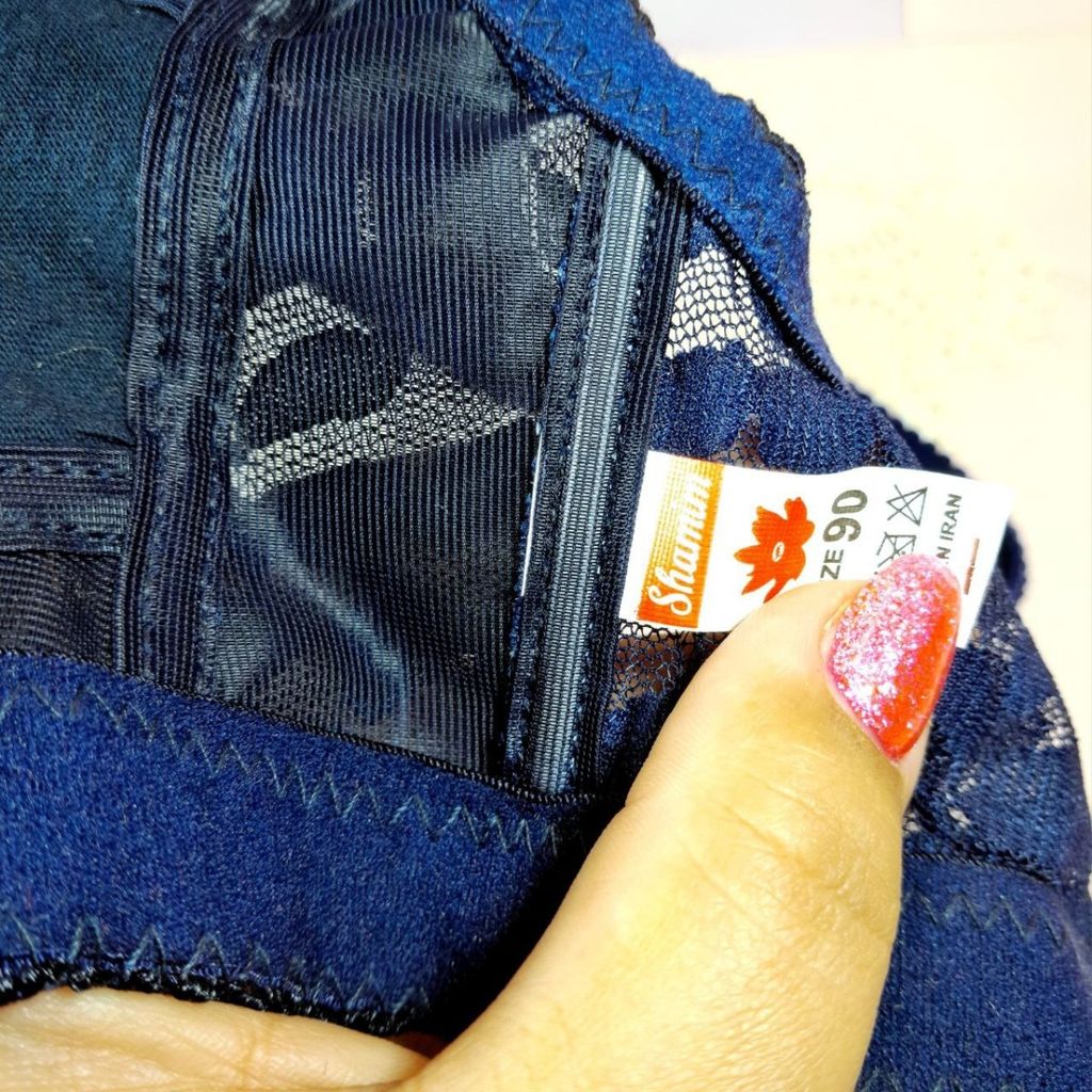 خرید آنلاین سوتین گیپور اعلا سایز90تا100 برند شمیم کاپ بی ارسال رایگان