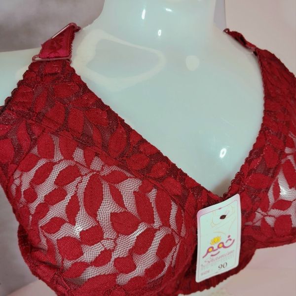 سوتین گیپور اعلا سایز90تا100 برند شمیم کاپ بی ارسال رایگان