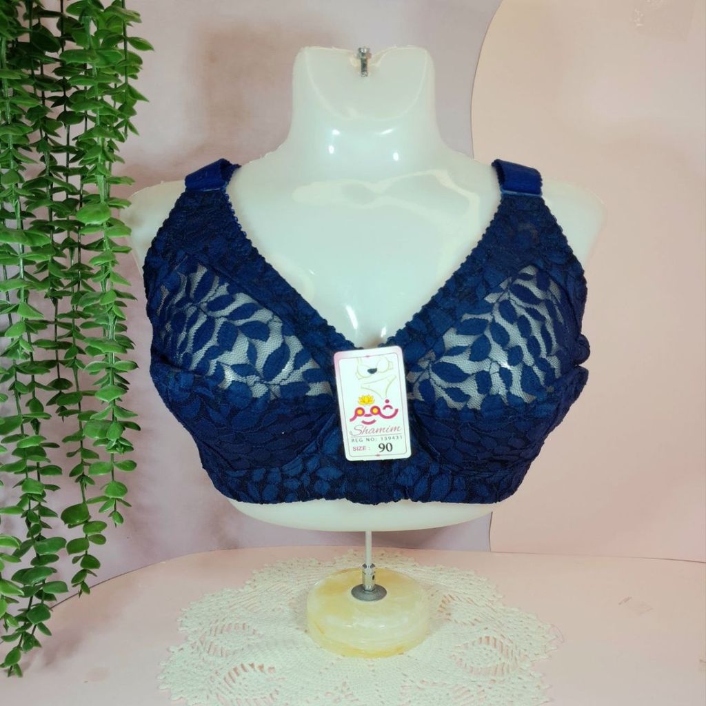 قیمت سوتین گیپور اعلا سایز90تا100 برند شمیم کاپ بی ارسال رایگان