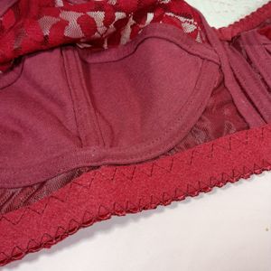 خرید انلاین سوتین گیپور اعلا سایز90تا100 برند شمیم کاپ بی ارسال رایگان