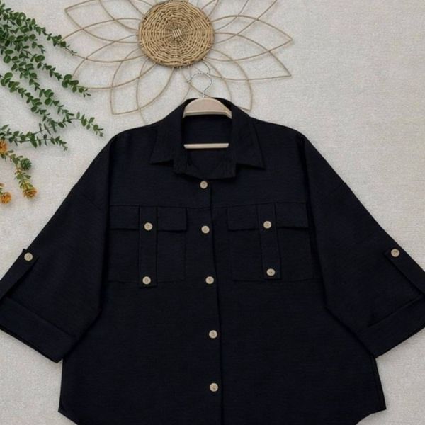 مانتو جیب صلیب هایده